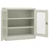  világosszürke acél irodai szekrény 90 x 40 x 90 cm