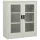  világosszürke acél irodai szekrény 90 x 40 x 105 cm