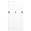  fehér acél tolóajtós irodai szekrény 90 x 40 x 180 cm