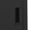  antracitszürke acél tolóajtós irodai szekrény 90 x 40 x 180 cm