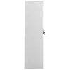  világosszürke acél ruhásszekrény 80 x 50 x 180 cm 