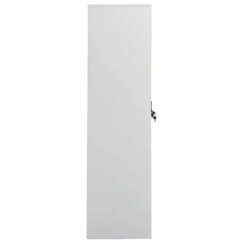  világosszürke acél ruhásszekrény 80 x 50 x 180 cm 