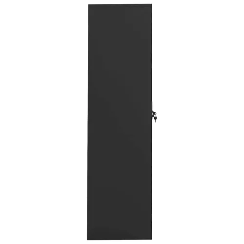  antracitszürke acél ruhásszekrény 80 x 50 x 180 cm 