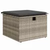  Kerti Kanapé Szett párnával tárolóval 6 pcs Poli rattan