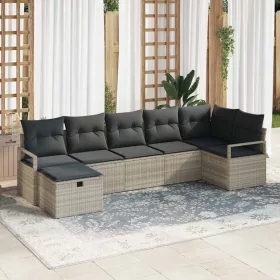  Kanapé Szett párnával 5 pcs polirattan