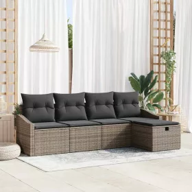  Kanapé Szett párnával 6 pcs polirattan