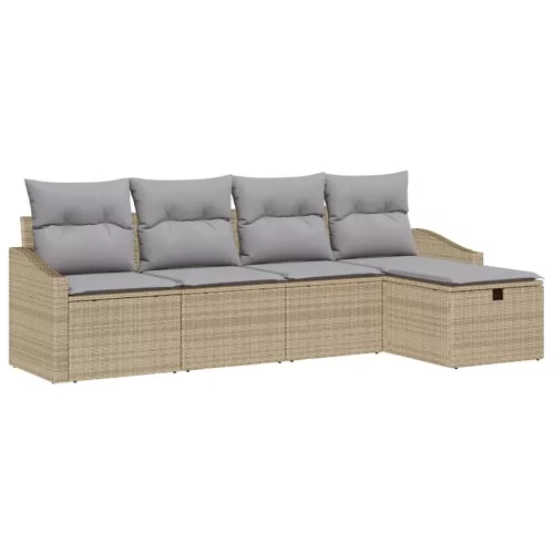  Kanapé Szett párnával 6 pcs polirattan