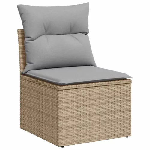  Kanapé Szett párnával 6 pcs polirattan