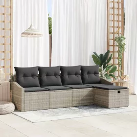  Kanapé Szett párnával 6 pcs polirattan