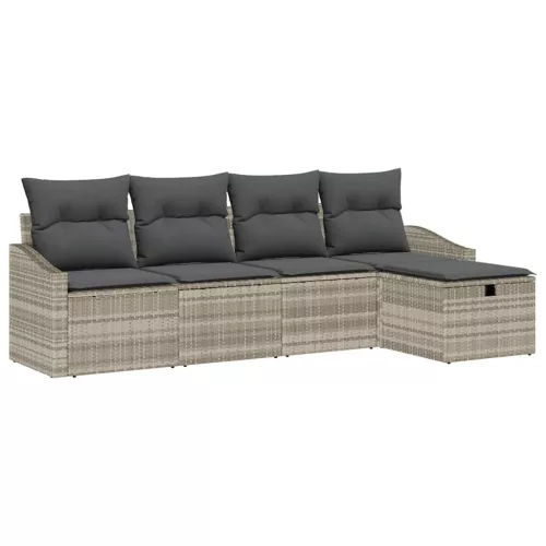  Kanapé Szett párnával 6 pcs polirattan