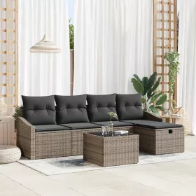  Kanapé Szett párnával 5 pcs polirattan