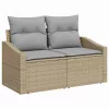  Kanapé Szett párnával 6 pcs polirattan