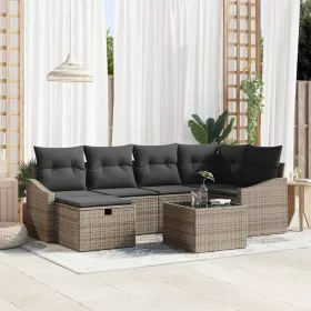  Kanapé Szett párnával 7 pcs polirattan
