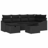  Kanapé Szett párnával 7 pcs polirattan