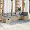 Kanapé Szett párnával 8 pcs polirattan