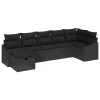  Kanapé Szett párnával 7 pcs polirattan