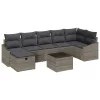  Kanapé Szett párnával 8 pcs polirattan
