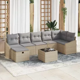  Kanapé Szett párnával 7 pcs polirattan