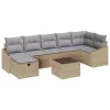 Kanapé Szett párnával 7 pcs polirattan