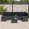  Kanapé Szett párnával 8 pcs polirattan