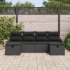  Kanapé Szett párnával 6 pcs polirattan