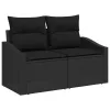  Kanapé Szett párnával 6 pcs polirattan