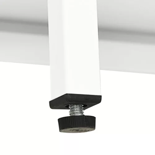  fehér acél és üveg tálalószekrény 70 x 35 x 70 cm