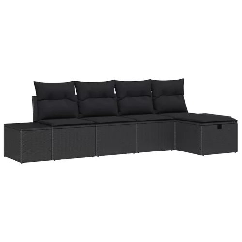  Kanapé Szett párnával 6 pcs polirattan
