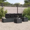  Kanapé Szett párnával 5 pcs polirattan