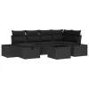  Kanapé Szett párnával 6 pcs polirattan