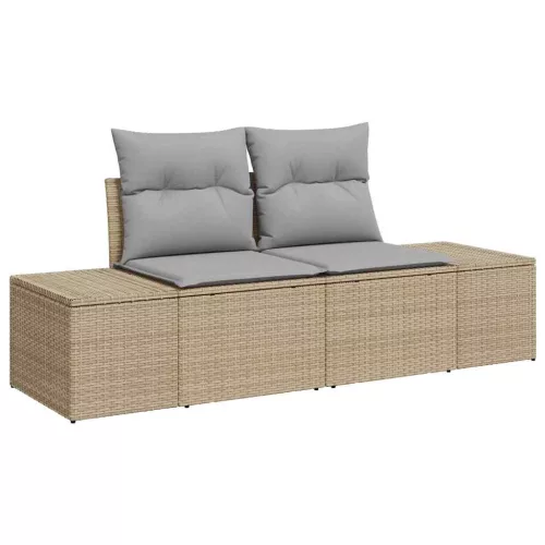  Kanapé Szett párnával 7 pcs polirattan