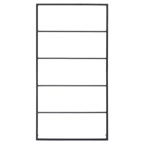  fekete acél törölközőtartó 60 x 10 x 116 cm