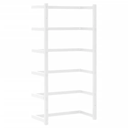  fehér acél törölközőtartó 24 x 12 x 48 cm