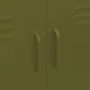  olívazöld acél tárolószekrény 80 x 35 x 101,5 cm
