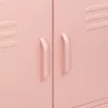  rózsaszín acél tárolószekrény 80 x 35 x 101,5 cm