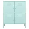  mentazöld acél tárolószekrény 80 x 35 x 101,5 cm