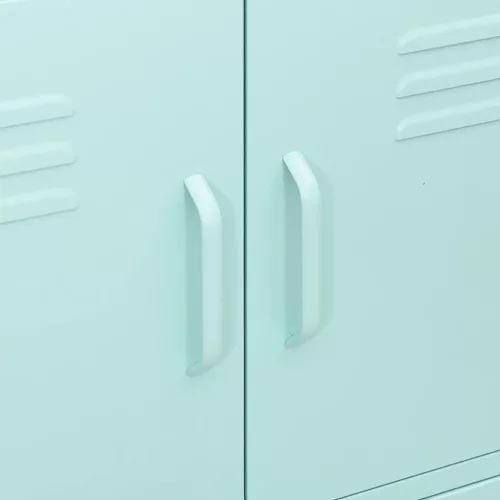  mentazöld acél tárolószekrény 80 x 35 x 101,5 cm