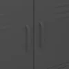  antracitszürke acél tárolószekrény 80 x 35 x 101,5 cm