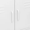  fehér acél tárolószekrény 80 x 35 x 101,5 cm