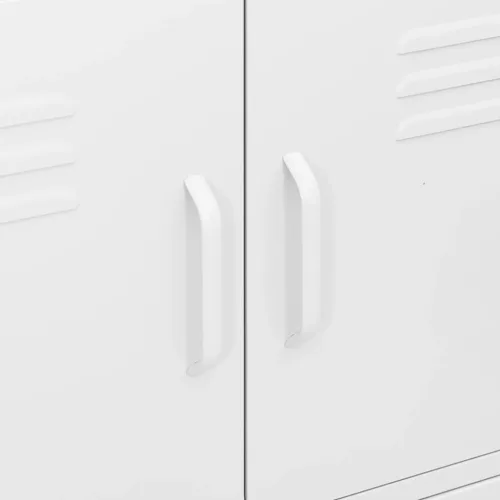  fehér acél tárolószekrény 80 x 35 x 101,5 cm