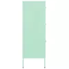 mentazöld acél fiókos szekrény 80 x 35 x 101,5 cm