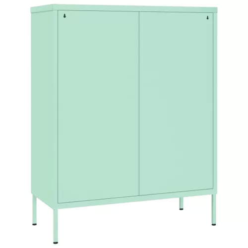  mentazöld acél fiókos szekrény 80 x 35 x 101,5 cm