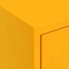  mustársárga acél tárolószekrény 80 x 35 x 101,5 cm