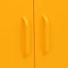  mustársárga acél tárolószekrény 80 x 35 x 101,5 cm