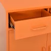  narancssárga acél tárolószekrény 80 x 35 x 101,5 cm