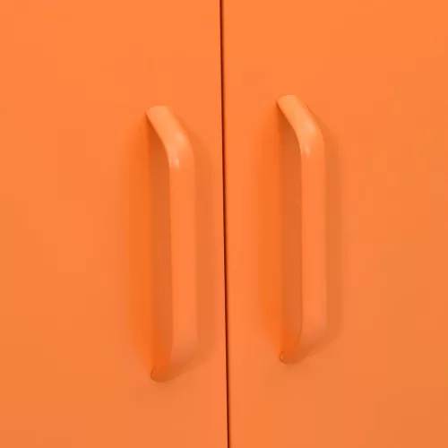  narancssárga acél tárolószekrény 80 x 35 x 101,5 cm