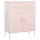  rózsaszín acél tárolószekrény 80 x 35 x 101,5 cm