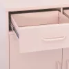  rózsaszín acél tárolószekrény 80 x 35 x 101,5 cm