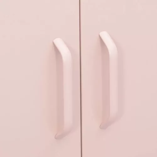  rózsaszín acél tárolószekrény 80 x 35 x 101,5 cm