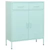 mentazöld acél tárolószekrény 80 x 35 x 101,5 cm